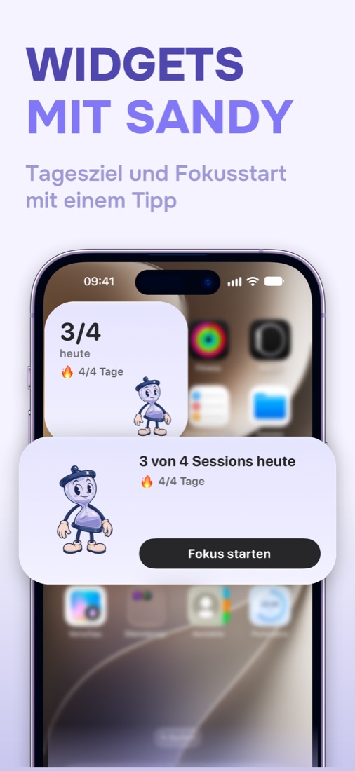 Widgets auf dem Home-Bildschirm und dem Sperrbildschirm