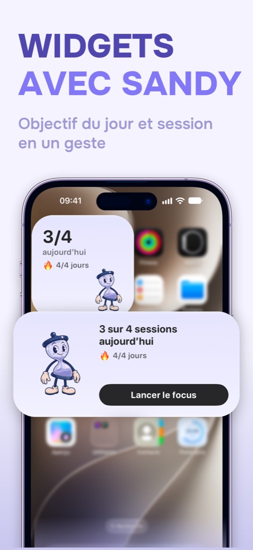 Widgets de l’écran d’accueil et de l’écran verrouillé